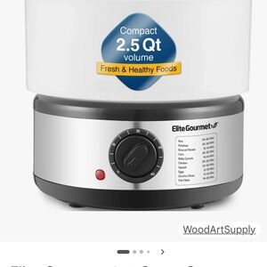 Elite Gourmet 2.5qt Food Steamer. NIB